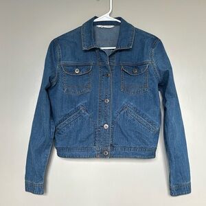 Woolrich Vintage Denim Jacket Casual Utility Jean Coat, XS